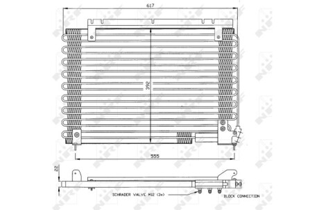 Радиатор кондиционера NRF 35191