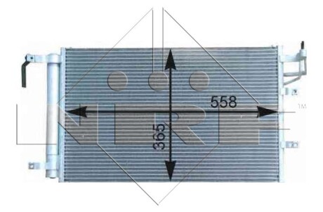 Радіатор кондиціонера NRF 35982