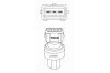 Датчик тиску кондиціонера Volvo 850/C30/C70/S40/S80/S90/V50/V70/XC60/XC70 1.5-4.4 91-18 NRF 38934 (фото 5)