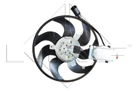 Вентилятор охлаждения двигателя Audi Q7/VW Touareg 2.5-6.0 02-15 (L) (d=300mm) NRF 47589