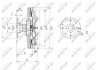Муфта вентилятора Nissan Patrol 2.8TD 88-97 NRF 49576 (фото 1)