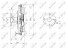 Муфта вентилятора Mitsubishi Pajero II 3.0 V6 94- NRF 49602 (фото 2)