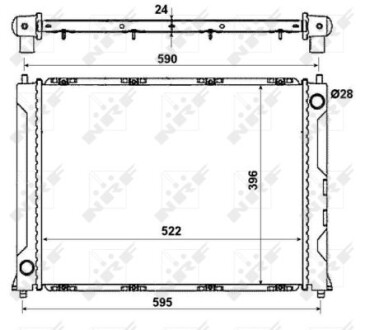 Радиатор NRF 50121