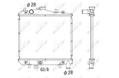 Радиатор NRF 506516