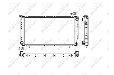 Радіатор NRF 506671