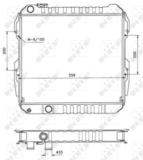 Радиатор NRF 506724