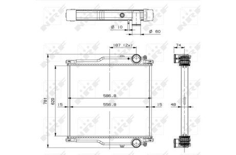 Радиатор NRF 509767