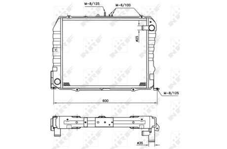 Радиатор NRF 513962