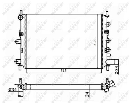 Радіатор NRF 514436A