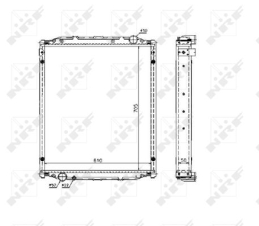 Радиатор NRF 51604