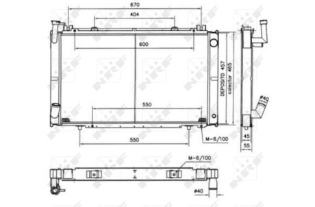 Радиатор NRF 52154