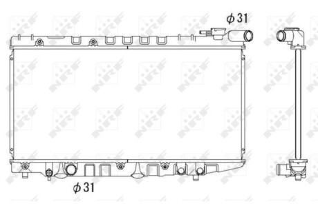 Радиатор NRF 526712