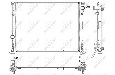 Радиатор NRF 53042