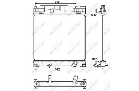 Радиатор NRF 53072
