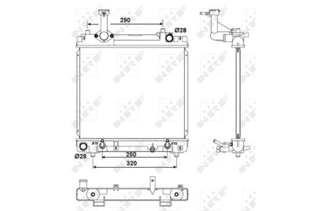 Радіатор NRF 53079