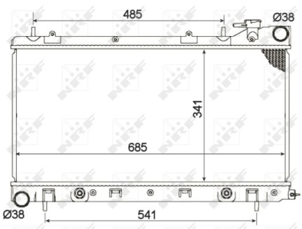 Радіатор NRF 53095