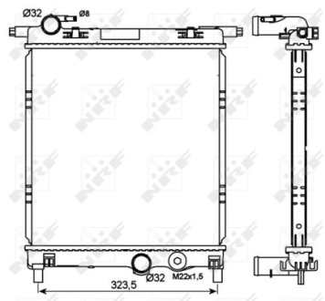 Радиатор NRF 53101