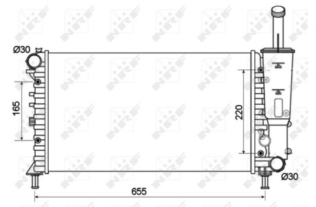 Радіатор NRF 53124