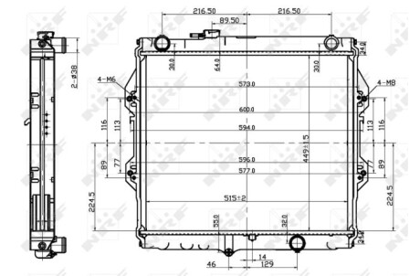 Радіатор NRF 53151