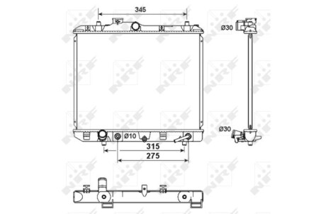 Радіатор NRF 53158