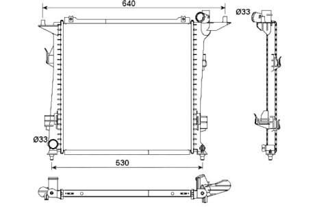 Радиатор NRF 53164