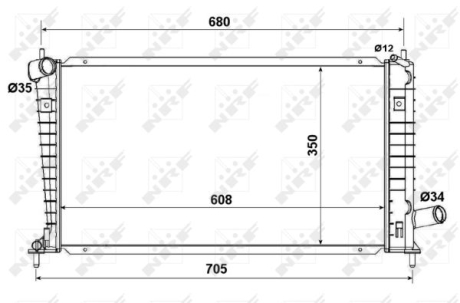 Радиатор NRF 53189