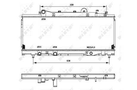 Радиатор NRF 53202