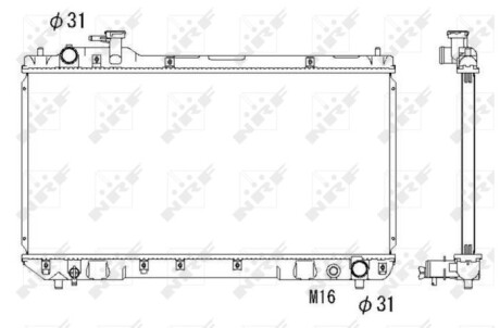 Радиатор NRF 53275