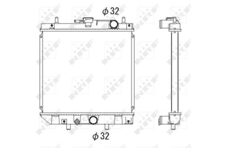 Радиатор NRF 53276
