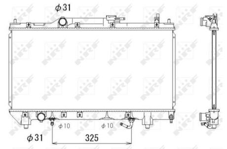 Радиатор NRF 53278