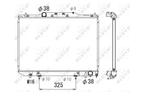 Радіатор NRF 53319
