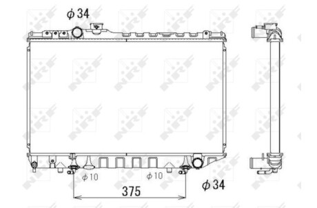 Радіатор NRF 53334