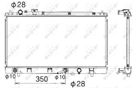 Радиатор NRF 53340