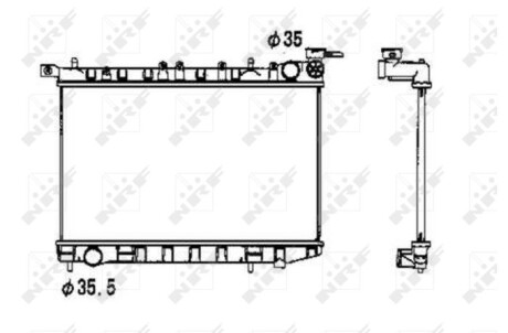 Радиатор NRF 53341