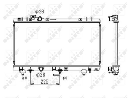 Радиатор NRF 53349