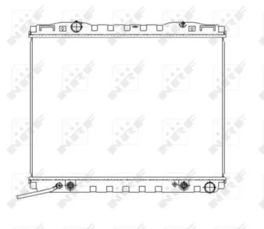 Радіатор охолодження Kia Sorento 2.4/3.5 V6 02- NRF 53366
