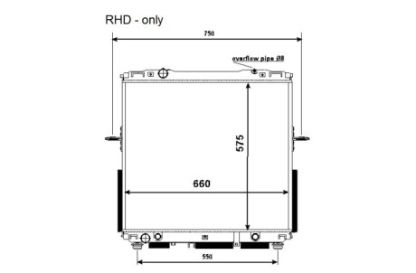 Радіатор NRF 53368