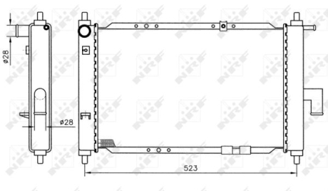 Радиатор NRF 53375