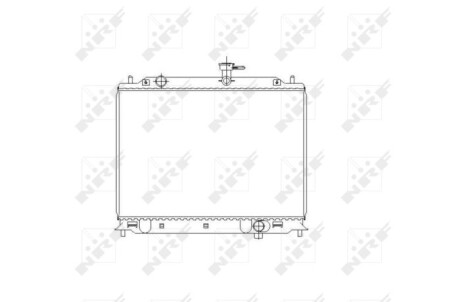 Радіатор NRF 53492