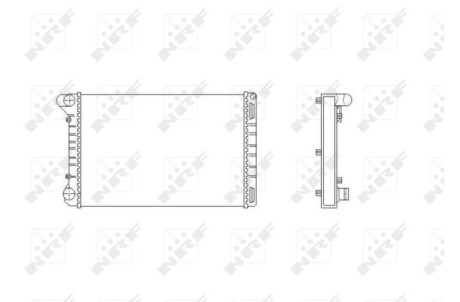 Радиатор NRF 53665