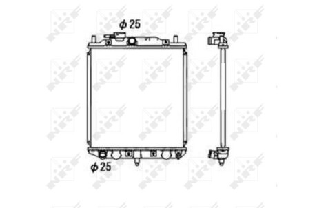 Радіатор NRF 53673