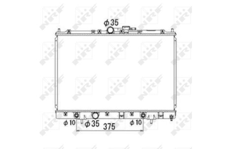 Радиатор NRF 53686