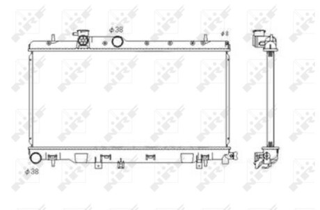 Радиатор NRF 53697