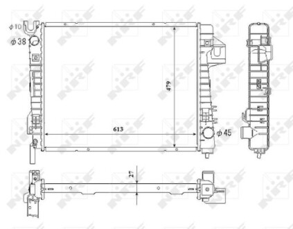 Радиатор NRF 53712