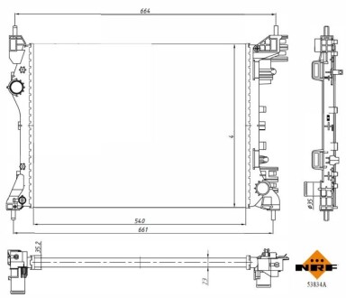 Радіатор NRF 53834A