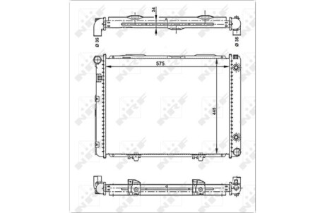 Радиатор NRF 53866