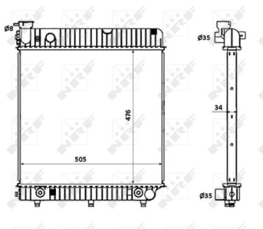 Радиатор NRF 53875