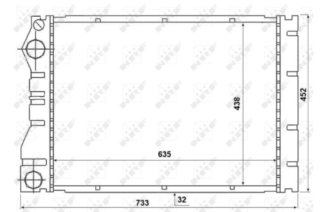 Радіатор NRF 53975