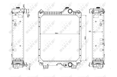 Радіатор NRF 54082