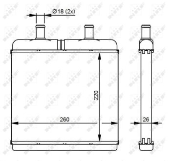 Радіатор NRF 54214